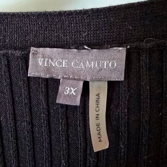 Vince Camuto black duster/cardigan 3x - Picture 4 of 4
